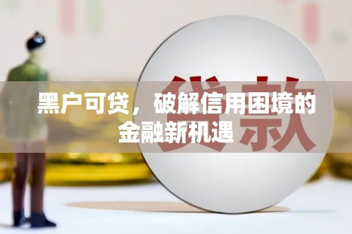 友好黑户可贷，破解信用困境的金融新机遇