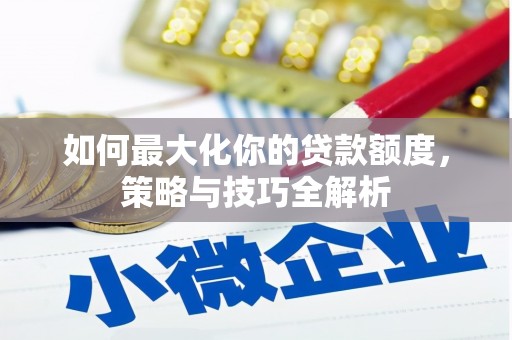 友好如何最大化你的贷款额度，策略与技巧全解析